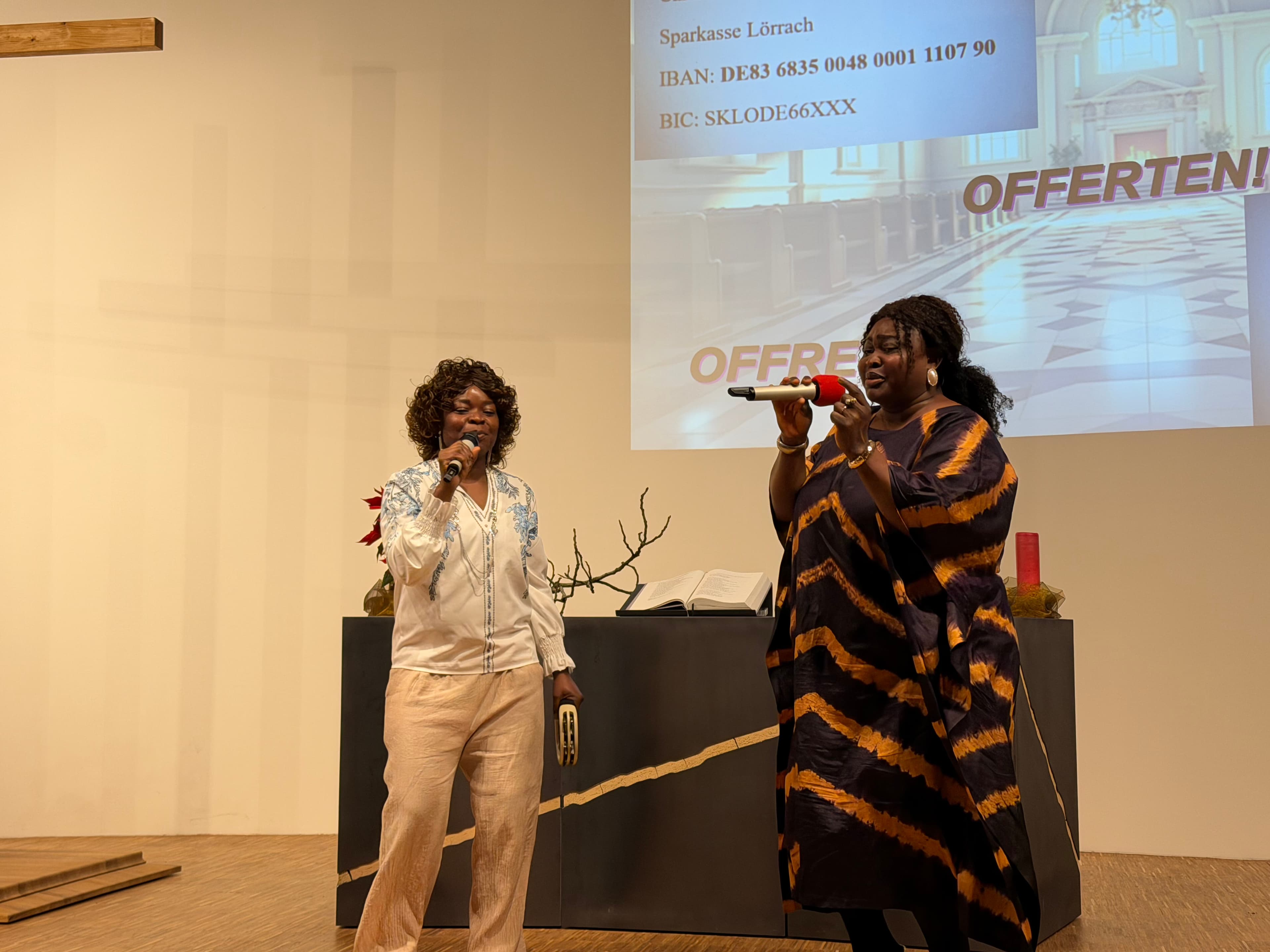 Worship team leading